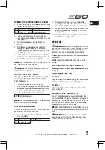 Preview for 9 page of Ego Power+ ST1610E-T Manual