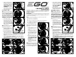 Preview for 2 page of EGO AB2102D Operator'S Manual