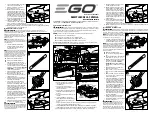 Preview for 2 page of EGO AB4201D Operator'S Manual