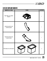 Preview for 23 page of EGO ABK4200 Operator'S Manual