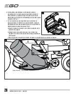 Предварительный просмотр 28 страницы EGO ABK4200 Operator'S Manual