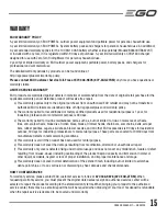 Предварительный просмотр 15 страницы EGO ABK5200 Operator'S Manual