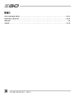 Предварительный просмотр 34 страницы EGO ABK5200 Operator'S Manual