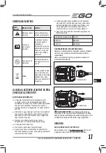 Preview for 17 page of EGO ADB1000 Operator'S Manual