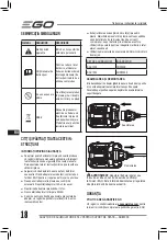 Preview for 18 page of EGO ADB1000 Operator'S Manual