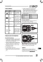 Preview for 27 page of EGO ADB1000 Operator'S Manual