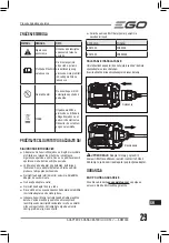 Preview for 29 page of EGO ADB1000 Operator'S Manual