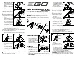 Preview for 2 page of EGO AH3810 Operating Manual