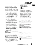 Предварительный просмотр 7 страницы EGO BAX1300 Operator'S Manual