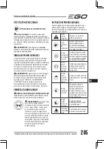 Preview for 205 page of EGO BC3800E Operator'S Manual