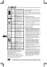 Preview for 206 page of EGO BC3800E Operator'S Manual