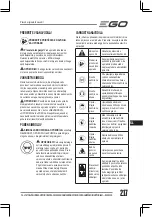 Preview for 217 page of EGO BC3800E Operator'S Manual