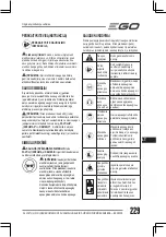 Preview for 229 page of EGO BC3800E Operator'S Manual