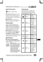 Preview for 253 page of EGO BC3800E Operator'S Manual