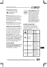 Preview for 289 page of EGO BC3800E Operator'S Manual