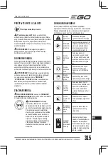 Preview for 315 page of EGO BC3800E Operator'S Manual