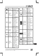 Preview for 327 page of EGO BC3800E Operator'S Manual