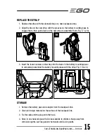 Preview for 15 page of EGO BH1001 Operator'S Manual