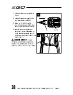 Предварительный просмотр 30 страницы EGO BH1001 Operator'S Manual
