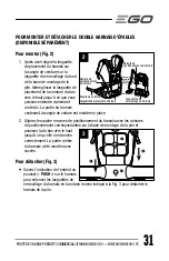 Preview for 31 page of EGO BHX1001 Operator'S Manual