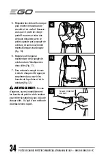 Preview for 34 page of EGO BHX1001 Operator'S Manual