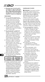 Предварительный просмотр 120 страницы EGO CCH0450E Operator'S Manual