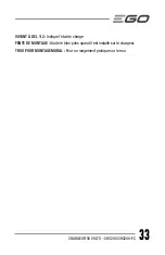 Предварительный просмотр 33 страницы EGO CH3200 Operator'S Manual