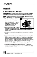 Предварительный просмотр 54 страницы EGO CH3200 Operator'S Manual