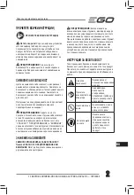 Preview for 4 page of EGO CHT2000E Original Instructions Manual