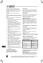 Предварительный просмотр 11 страницы EGO CHT2000E Original Instructions Manual