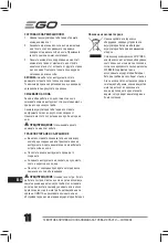 Предварительный просмотр 13 страницы EGO CHT2000E Original Instructions Manual