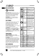 Предварительный просмотр 15 страницы EGO CHT2000E Original Instructions Manual
