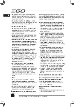 Предварительный просмотр 17 страницы EGO CHT2000E Original Instructions Manual