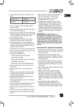 Предварительный просмотр 18 страницы EGO CHT2000E Original Instructions Manual