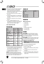 Preview for 19 page of EGO CHT2000E Original Instructions Manual