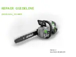 Preview for 1 page of EGO CS1600E Repair Manual Line