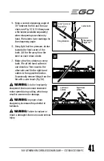 Предварительный просмотр 41 страницы EGO CS1804 Operator'S Manual