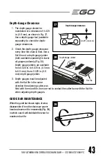 Preview for 43 page of EGO CS1804 Operator'S Manual