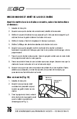 Предварительный просмотр 76 страницы EGO CS1804 Operator'S Manual