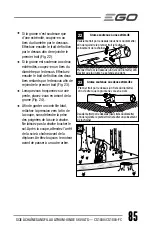 Preview for 85 page of EGO CS1804 Operator'S Manual