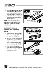 Предварительный просмотр 88 страницы EGO CS1804 Operator'S Manual