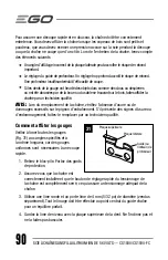 Preview for 90 page of EGO CS1804 Operator'S Manual