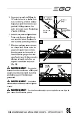 Предварительный просмотр 91 страницы EGO CS1804 Operator'S Manual