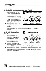 Предварительный просмотр 92 страницы EGO CS1804 Operator'S Manual