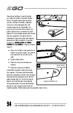 Preview for 94 page of EGO CS1804 Operator'S Manual