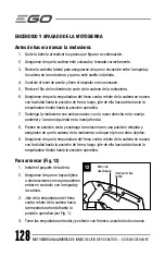 Предварительный просмотр 128 страницы EGO CS1804 Operator'S Manual