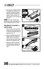 Предварительный просмотр 140 страницы EGO CS1804 Operator'S Manual