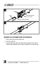 Предварительный просмотр 18 страницы EGO CTA9500 Operator'S Manual