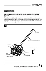 Предварительный просмотр 45 страницы EGO CTA9500 Operator'S Manual