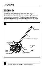 Preview for 76 page of EGO CTA9500 Operator'S Manual